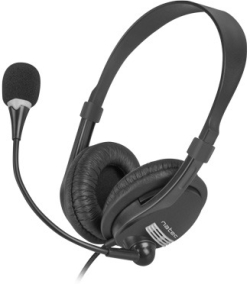 Слушалки Natec Headset Drone With Microphone, Черни