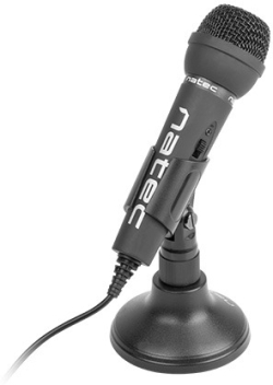 Микрофон Natec microphone adder black