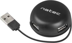 USB Хъб Natec usb 2.0 hub bumblebee 4-port black