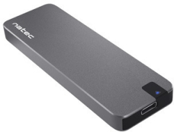Кутия/Чекмедже за HDD Natec EXTERNAL SSD ENCLOSURE RHINO M.2 NVME USB-C 3.1 GEN 2 ALUMINIUM