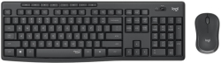 Клавиатура Logitech MK295 комплект клавиатура+мишка, безжична, графитен цвят