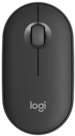 Мишка Мишка Logitech M350s Pebble Mouse 2, графитен, bluetooth