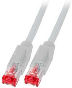 Пач корди екранирани кат. 6а 500 MHz Draka кабел, сив — 6 метра