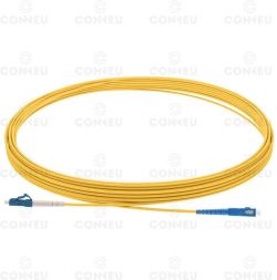 Оптична пач корда LC-UPC-SC-UPC, симплекс, сингъл мод OS2, 2 мм оптичен пач кабел — 5 метра на най-ниска цени