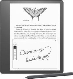 Продукт eBook четец Kindle Scribe (2022), 64GB, 10.2&quot;, w Premium Pen, Сив