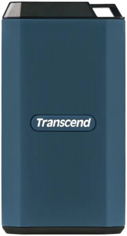 Хард диск / SSD Transcend ESD410C, 4TB SSD външен, 1x USB Type C, тъмно син
