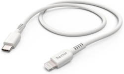 Кабел/адаптер Hama Eco, USB Type-C към Lightning, 1 метър, 480 MBit/s, Бял