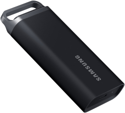 Хард диск / SSD Samsung Portable T5 EVO, 2TB SSD външен, 1х USB 3.2 Gen 1, черен