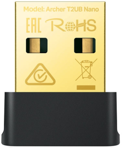 WiFi безжична карта/адаптер TP-Link Archer T2UB Nano, WiFi USB AC600