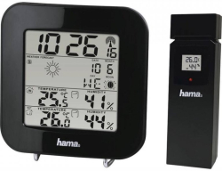 Станция Метеорологична станция Hama EWS-200, Прогноза за времето, Термометър, Черен