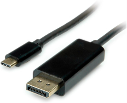 Кабел/адаптер VALUE S3733-10 :: Кабел Type C - DisplayPort, 1.2, 4K, M-M, 2м