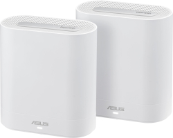 Безжични WiFi Mesh системa ASUS Tri-Band WiFi 6 Mesh WiFi System suitable for all businesses 2 pack white