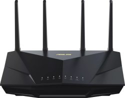 Безжичен рутер Asus RT-AX5400, Dual Band WiFi 6 Extendable Router AiMesh AiProtection Pro