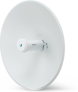 Антена/Кабел Ubiquiti PowerBeam 5AC Gen2, 74Kc, 1x 10/100/1000, 25 dBi, 1х RJ45, PoE, Бял