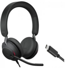 Jabra EVOLVE2 40 SE стерео слушалки, MS, USB-A, черен