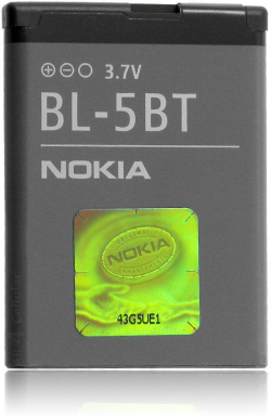 BL-5BT батерия за телефон Nokia 5300, 3.7V, 870mAh