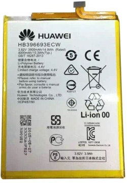 Батерия за смартфон HB396693ECW батерия за телефон Huawei Mate 8, 3.82V, 4000mAh