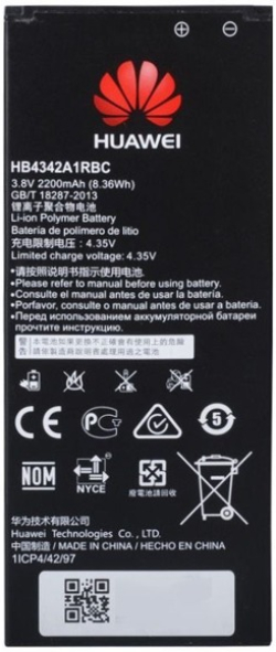 HB4342A1RBC батерия за телефон Huawei, 3.8V, 2200mAh