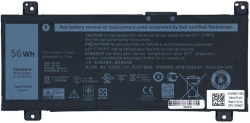Батерия за лаптоп Dell, 4 клетки, 15.2V, 56Wh, Заместител