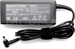 Заряднo за лаптоп Asus, 65W/19V/3.42A, букса - 4.5mm 3.0mm