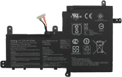Батерия за лаптоп Asus, 3 клетки, 11.52V, 42Wh, Оригинална