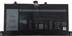 Батерия за лаптоп Dell, 2 клетки, 7.4V, 28Wh, Оригинална