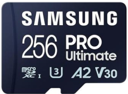 SD/флаш карта Samsung 256GB micro SD Card PRO Ultimate with USB Reader , UHS-I, U3, V30, A2