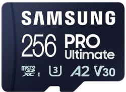 Samsung 256GB micro SD Card PRO Ultimate with USB Reader , UHS-I, U3, V30, A2