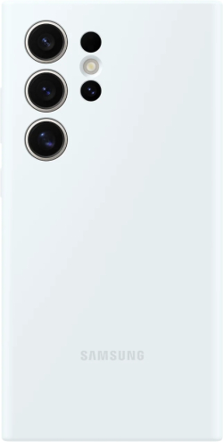 Калъф за смартфон Samsung S24 Ultra Silicone Case White