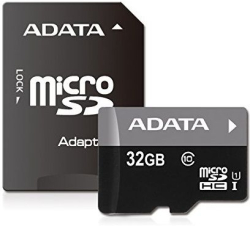 SD/флаш карта  Преносима памет ADATA Premier MicroSD 32GB Class 10 UHS-I 