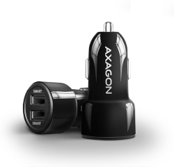 Принадлежност за смартфон AXAGON PWC-5V5 car charger Smart 5V 2, 4A + 2, 4A, 24W, black