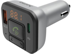 Мултимедиен продукт FM Трансмитер HAMA, Блутут функция, Хендсфри, 1xUSB-C,1xUSB-A, 14169