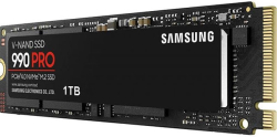 Хард диск / SSD Samsung 990 PRO, 1TB, M.2 2280, 7450 MB/s, 6900 MB/s, PCI-e, 4.0 x4, 256-bit