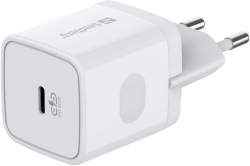 Принадлежност за смартфон SANDBERG SNB-441-42 :: Адаптор зарядно, USB-C, Charger, 20W, бял