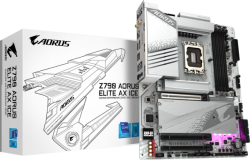 Дънна платка GIGABYTE Z790 AORUS ELITE AX ICE LGA 1700, PCIe 5.0, ATX,