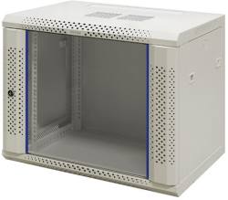 Шкаф за техника - Rack 19" 6U комуникационен шкаф, рак за стена, дълбочина 440 мм