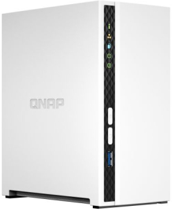 Мрежов сторидж (NAS/SAN) QNAP TS-233-EU, 2x 3.5" , 2GB RAM, Cortex-A55, 2x USB 2.0, 2x RJ45, RAID 0/RAID 1