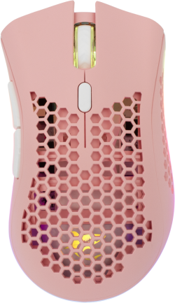 Мишка Геймърска SBOX WGM-5012-P :: Мишка LIONEL-B, Wireless, безжична, 10 000dpi, розов