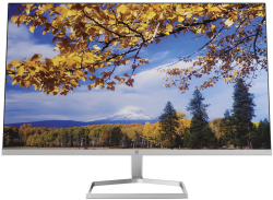 Монитор HP M27f, 27" FHD, 5ms. 75Hz, 300cd/m2, VGA, 2х HDMI, IPS, 16:9, Cребрист