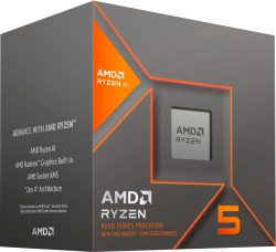 Процесор AMD Ryzen 5 8600G (3.8-5.0GHz Max, 22MB, 65W, AM5) box