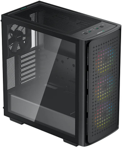 Кутия Deepcool CK560 Mid Tower Case, Mini-ITX, 2x USB 3.0, 1x Audio, 1x Type-C,черен