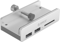 USB Хъб Orico хъб USB 3.0 HUB Clip Type 2 port, SD card reader - aux Micro-USB power input