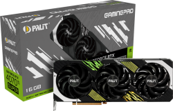 Видеокарта Palit Geforce RTX 4070Ti Super GamingPro 16GB GDDR6X, 1x HDMI 2.1a, 3x DP 1.4a, 256 bit