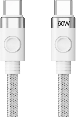 Кабел/адаптер Orico кабел Cable USB C-to-C PD 60W Charging 1.0m White - CDX-60CC-WH