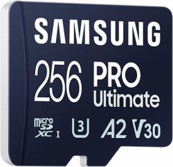 SD/флаш карта Карта памет Samsung PRO Ultimate, microSDXC, UHS-I, 256GB, Адаптер
