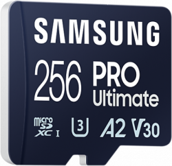 Карта памет Samsung PRO Ultimate, microSDXC, UHS-I, 256GB, Адаптер