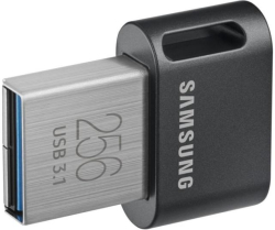 USB флаш памет USB памет Samsung FIT Plus, 256GB, USB-A, Черна