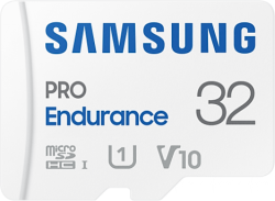 Карта памет Samsung PRO Endurance, microSDHC, UHS-I, 32GB, Адаптер