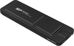 Хард диск / SSD Silicon Power PX10 1TB SSD външен, 1x USB 3.2 Gen 2 Type-C, черен