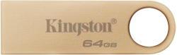 USB флаш памет Kingston DTSE9G3, 64GB,. 100 MB/s,USB 3.2, Алуминиев корпус, Златист